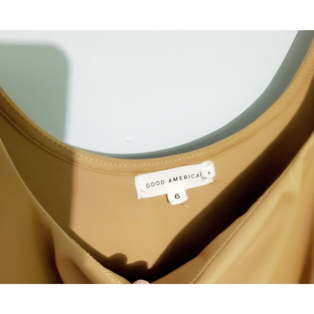 Good American Sexy Rust Color Scuba Body Suit Size 6 (3XL) Layering - Picture 7 of 7